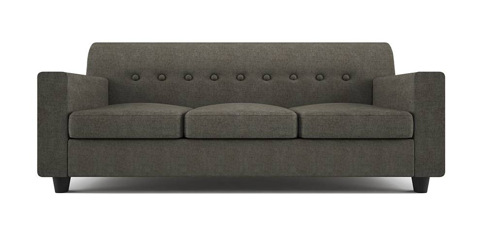 Solitaire Fabric Sofa - Dark Grey